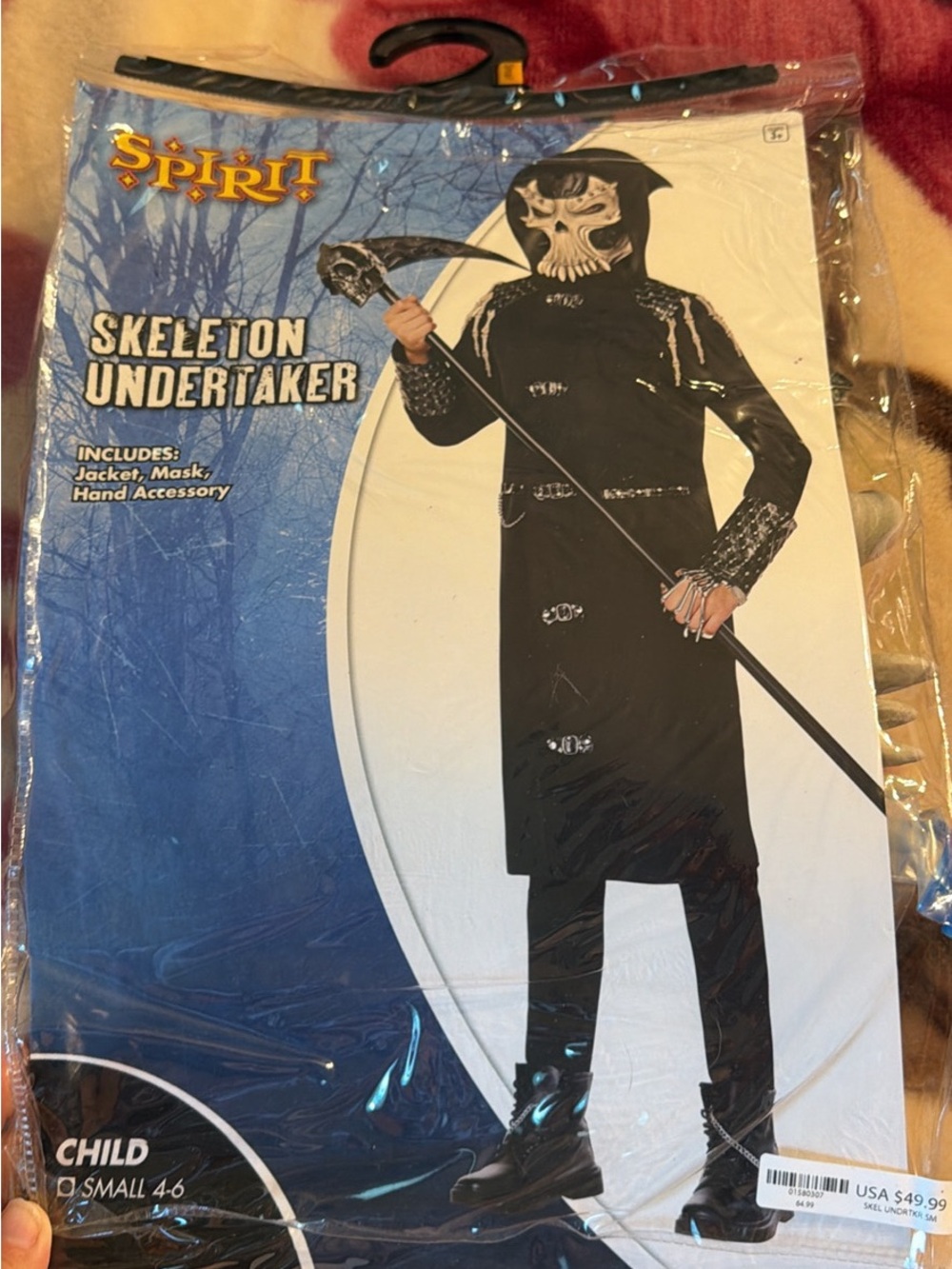 Skeleton undertaker costume
